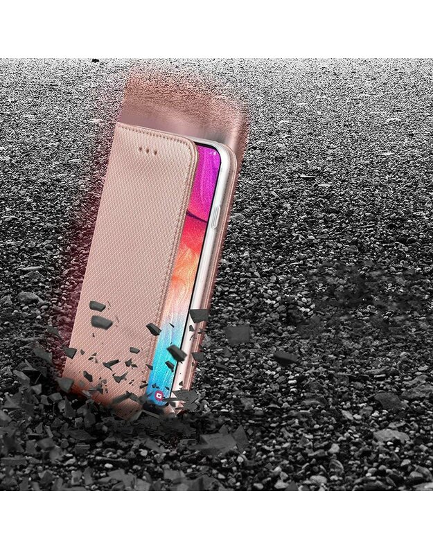 Dėklas „SAMSUNG GALAXY A32 4G / LTE Flip Magnet“ šviesiai rožinis