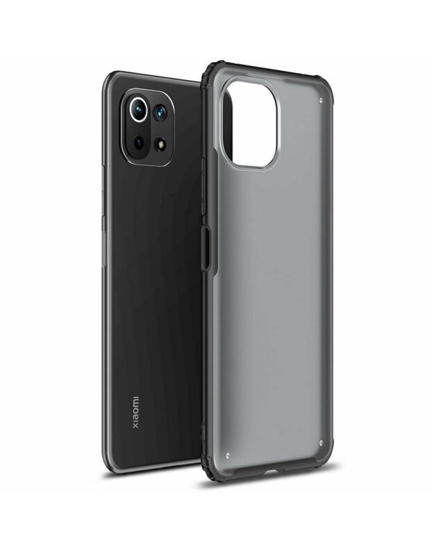  naujas „Case XIAOMI MI 11 LITE 4G / 5G Tech-Protect HybridShell Frost black“