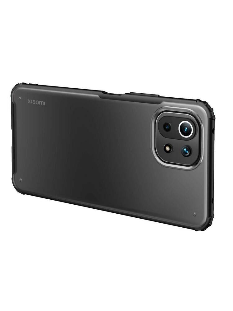  naujas „Case XIAOMI MI 11 LITE 4G / 5G Tech-Protect HybridShell Frost black“