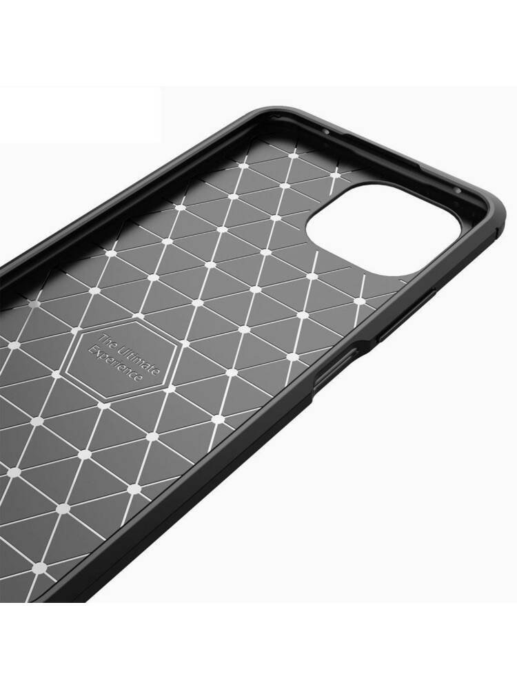  naujas „Case XIAOMI MI 11 LITE 4G / 5G Tech-Protect TPU Carbon black“