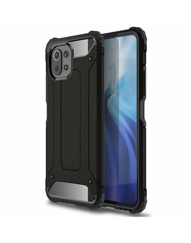  naujas Dėklas XIAOMI MI 11 LITE 4G / 5G Tech-Protect XArmor juodas