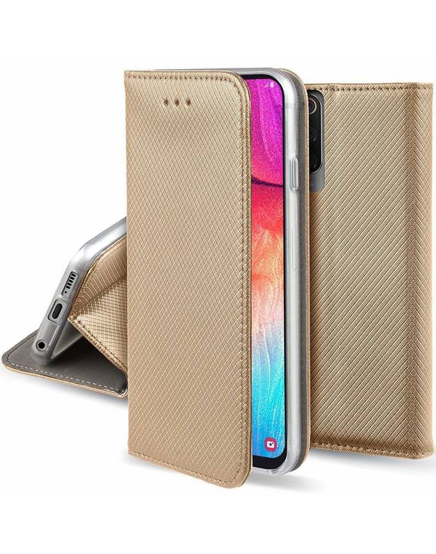 Dėklas „XIAOMI MI 11I / POCO F3 / F3 PRO Flip Magnet gold“