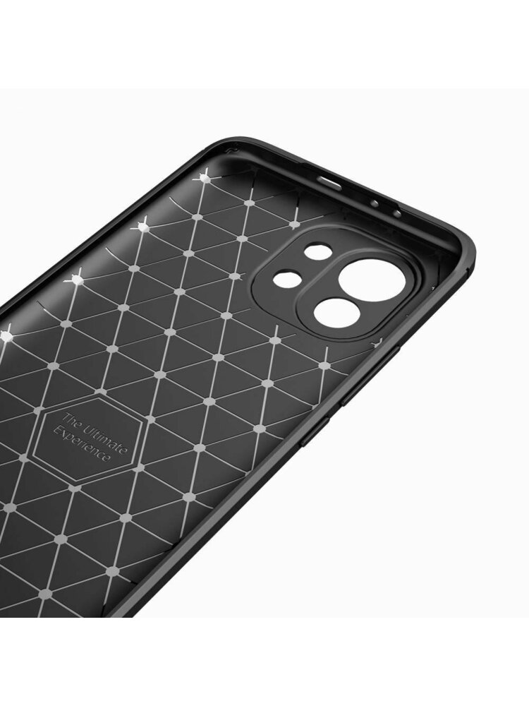 Dėklas XIAOMI MI11 Armored Carbon black