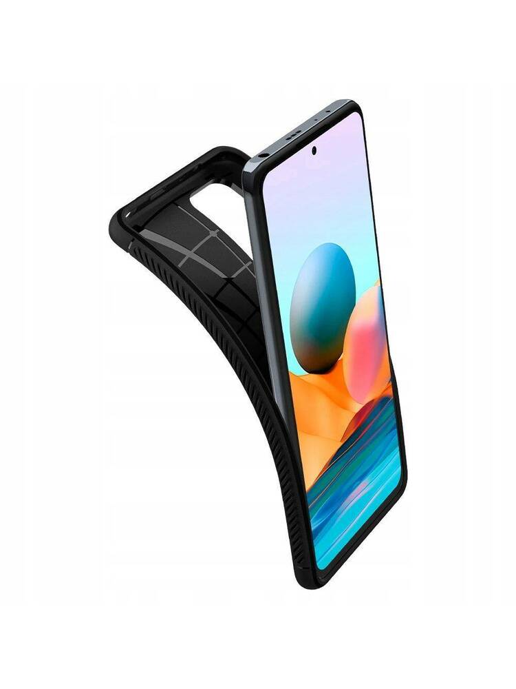 Dėklas XIAOMI REDMI NOTE 10 PRO Spigen Rugged Armor matinis juodas