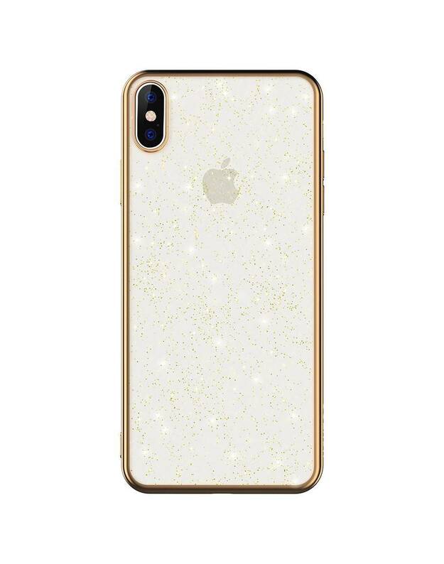 Dėklas IPHONE 12/12 PRO SULADA Glitter gold