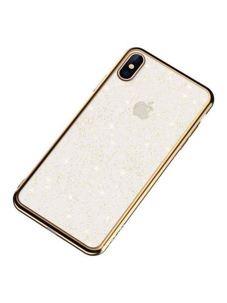 Dėklas IPHONE 12/12 PRO SULADA Glitter gold