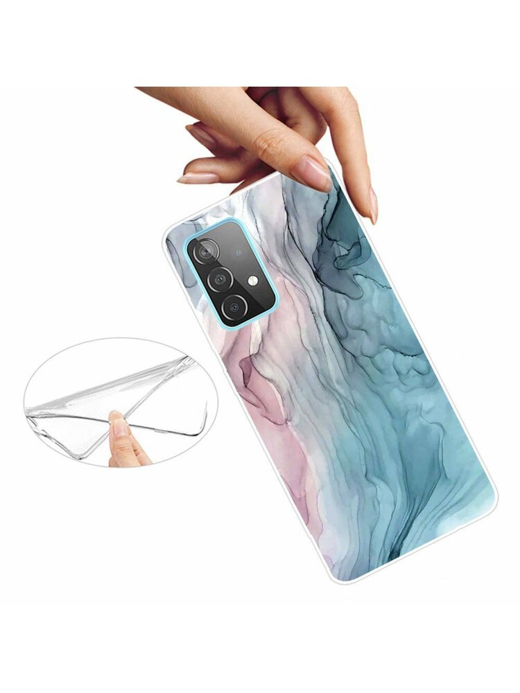 Dėklas „SAMSUNG GALAXY A72 5G / A72 4G“ plonas dėklas „Art“ TPU apsauga marmurinis