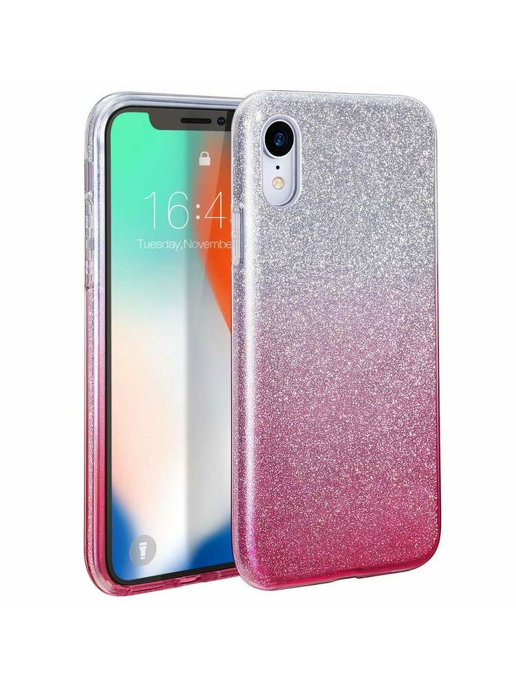 „Case XIAOMI MI 11 Glitter“ sidabro ir rausvos spalvos