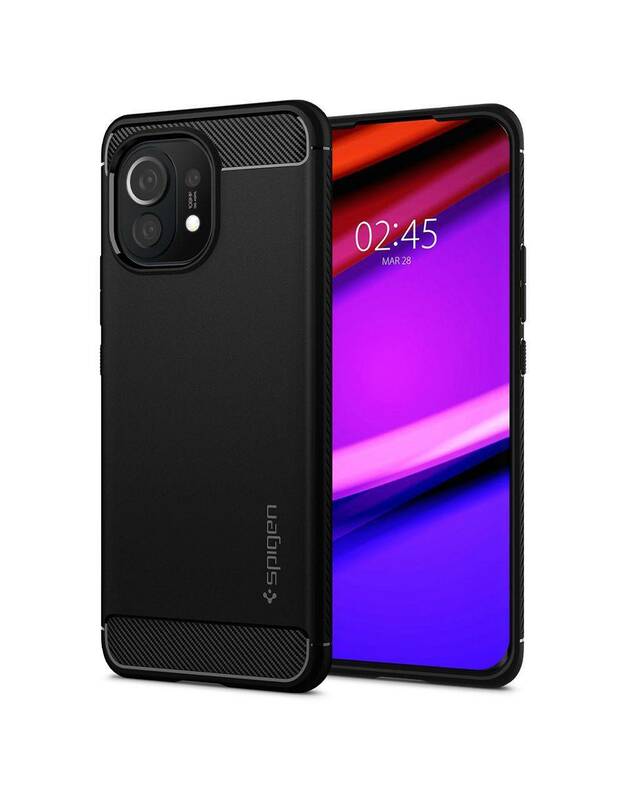 Dėklas „XIAOMI MI11 Spigen Rugged Armor Matte black“