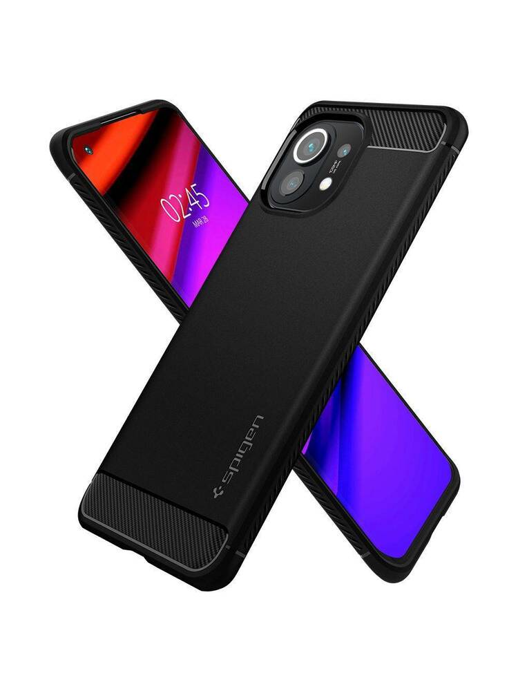 Dėklas „XIAOMI MI11 Spigen Rugged Armor Matte black“