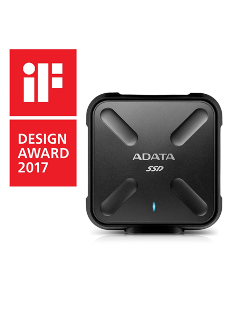 ADATA išorinis SSD SD700 256 GB, USB 3.1, juodas