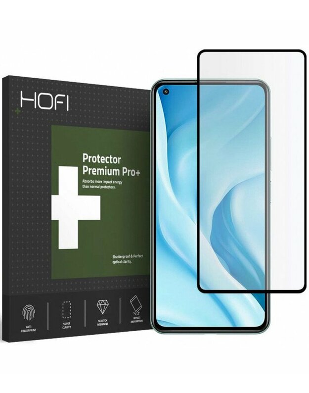 Apsauginis grūdintas stiklas Xiaomi Mi 11 Lite / Mi 11 Lite 5G telefonui "HOFI Glass Pro+"