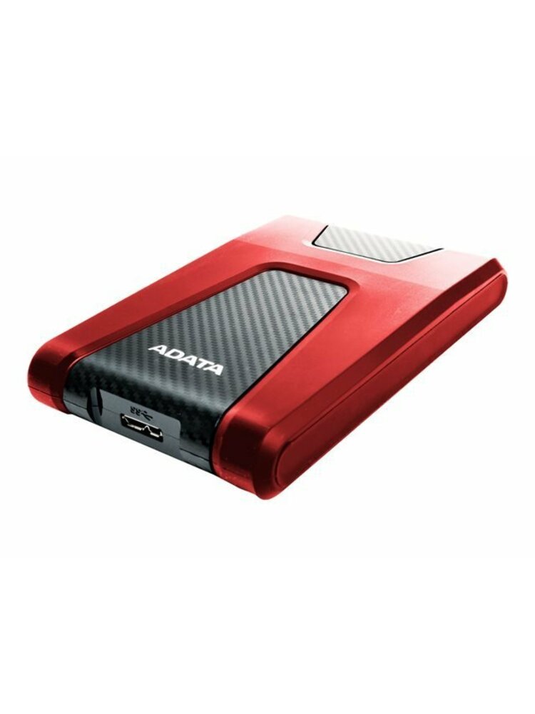 ADATA nešiojamasis kietasis diskas HD650 1000 GB, 2,5 ", USB 3.2 Gen1 (atgalinis suderinamas su USB 2.0), raudonas