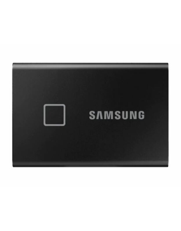 „Samsung Portable SSD T7 2000 GB, USB 3.2, juodas, su pirštų atspaudų ir slaptažodžio apsauga