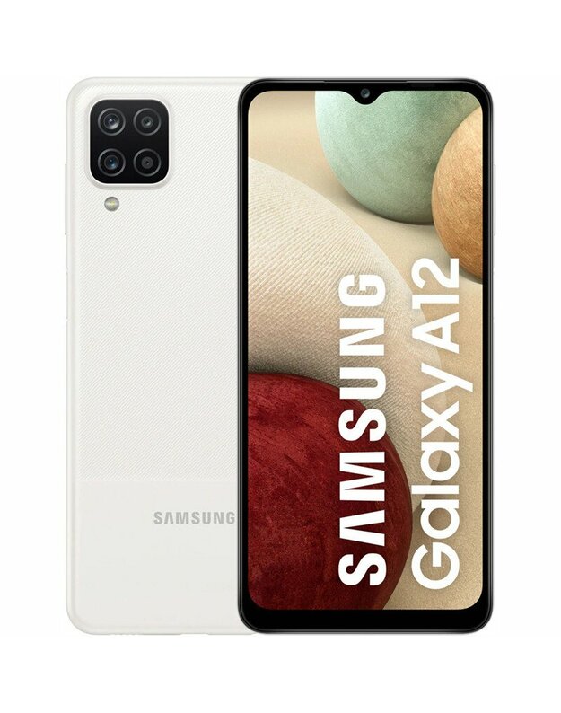 „Samsung Galaxy A12 White“,