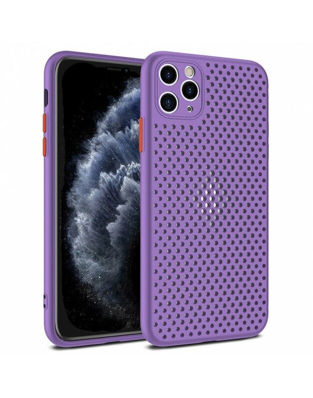  „iPhone X / XS“ - SILIKONAS violetinė