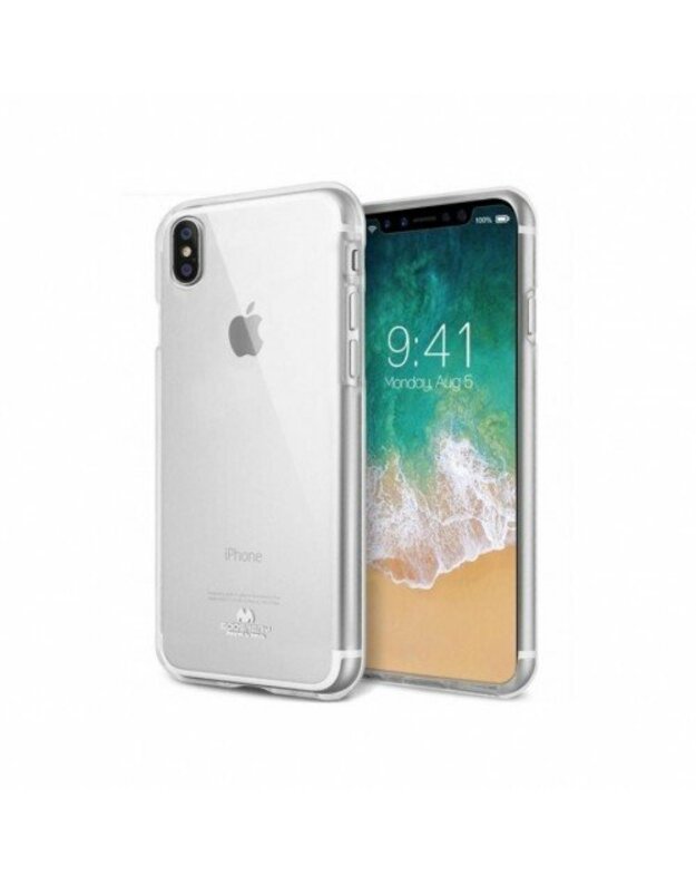 Dėklas Iphone XS Max telefonui "Jelly Clear" Skaidrus