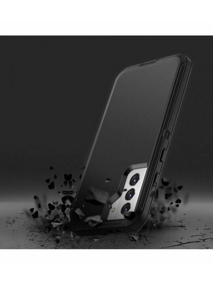 Juodas dėklas Samsung Galaxy A52 telefonui "Tech-protect Adventure"