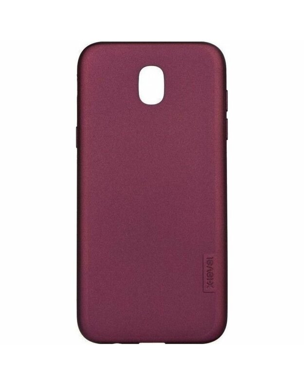 SAMSUNG GALAXY J3 2017 DĖKLAS X-LEVEL GUARDIAN SILIKONINIS 0,6MM BORDO