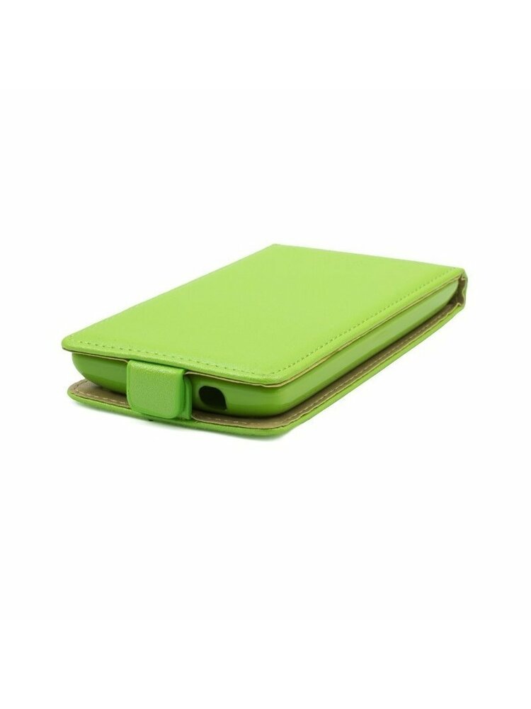 „Telone Shine Pocket“ plonas dėklas, skirtas „Samsung G530 Galaxy Grand Prime“ vertikaliam knygų dėklui, žalias