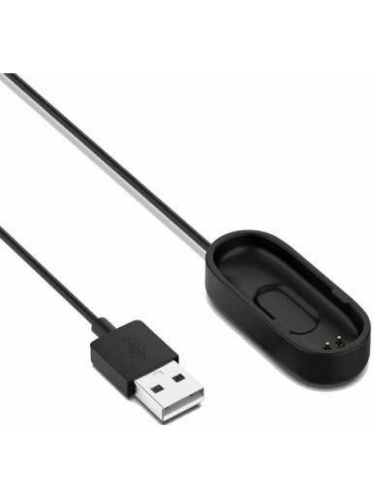 XIAOMI MI BAND 4 Įkrovimo kabelis BLACK TAKTINIS USB 