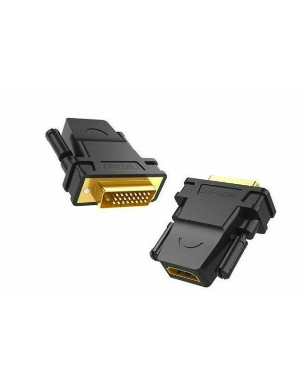 Adapteris  HDMI adapter (female) - DVI 24 + 1 (male) FHD 60 Hz Black