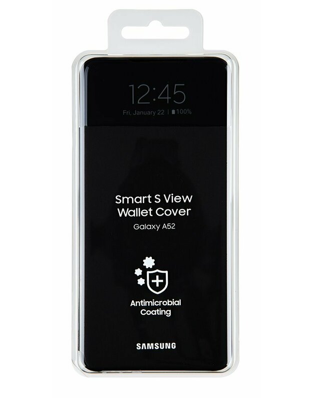 Originalus „Samsung Galaxy A52 5G S View“ piniginės dangtelis EF-EA525