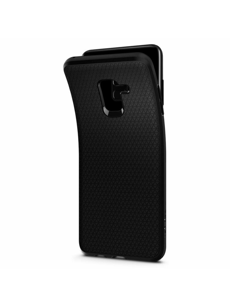 Spigen Liquid Air, skirtas Samsung Galaxy A8 (2018) Black (ES paketas)