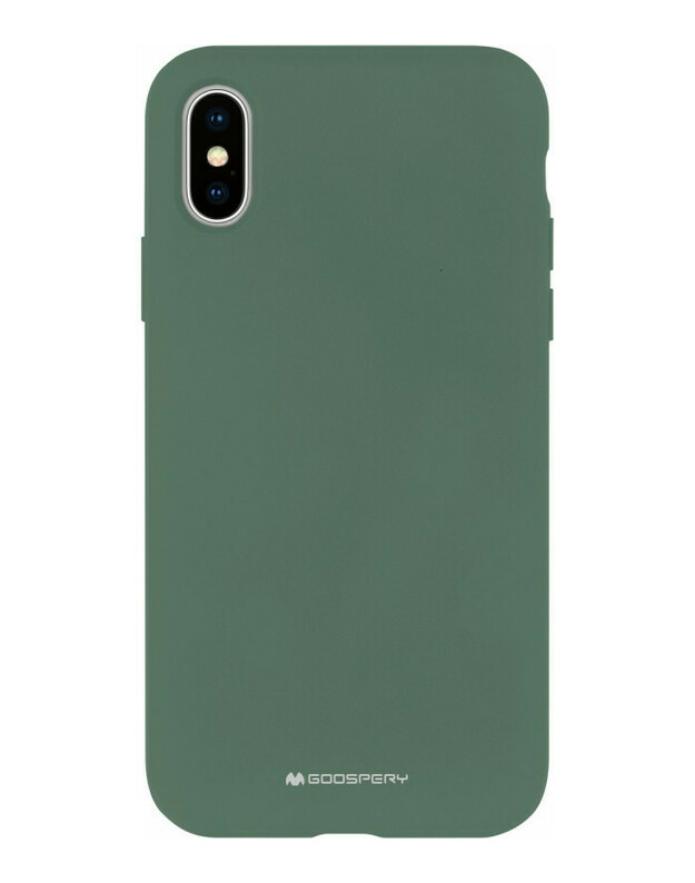  Dėklas Mercury Silicone Case Apple iPhone 12 mini tamsiai žalias 