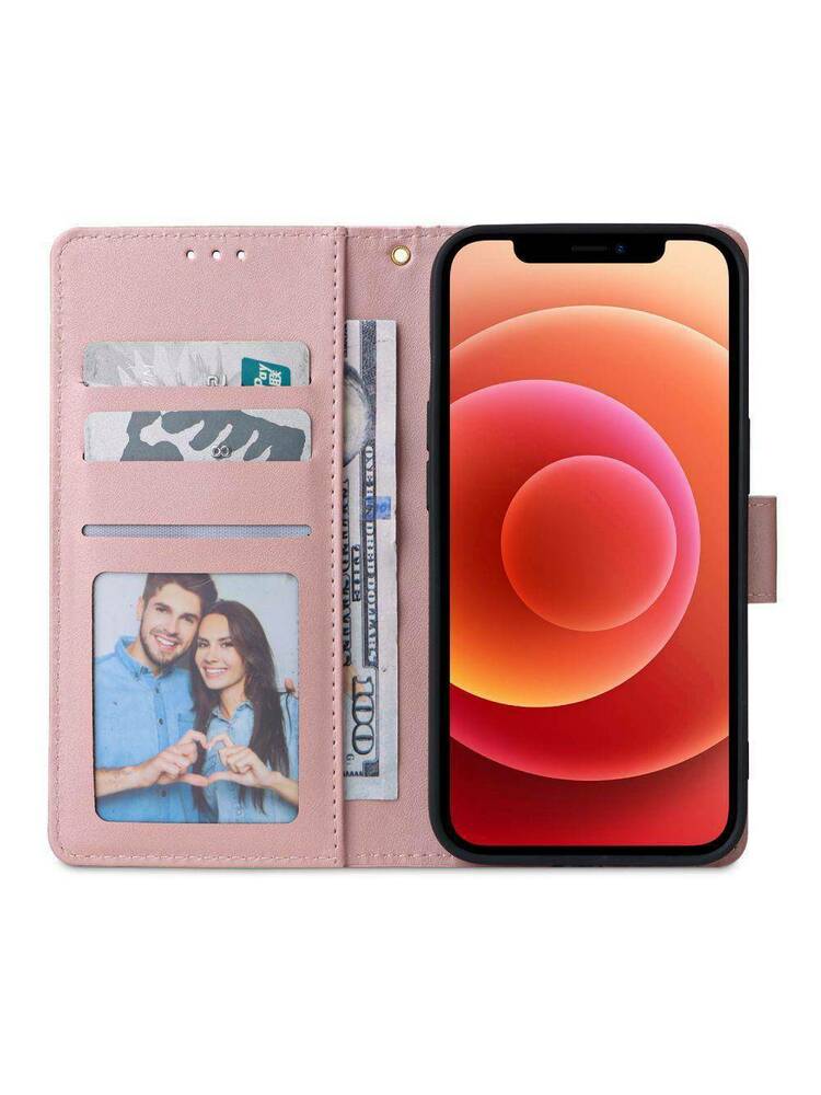 Dėklas SAMSUNG GALAXY M13 Tech-Protect Wallet Blossom Gėlių raštas