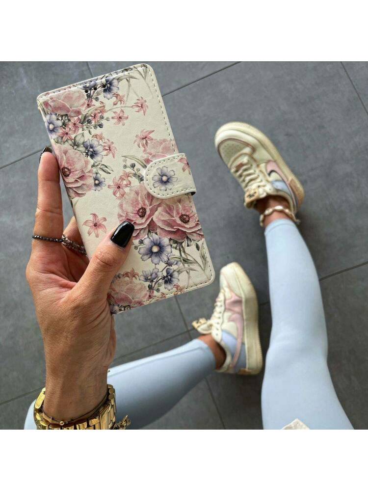 Dėklas SAMSUNG GALAXY M13 Tech-Protect Wallet Blossom Gėlių raštas