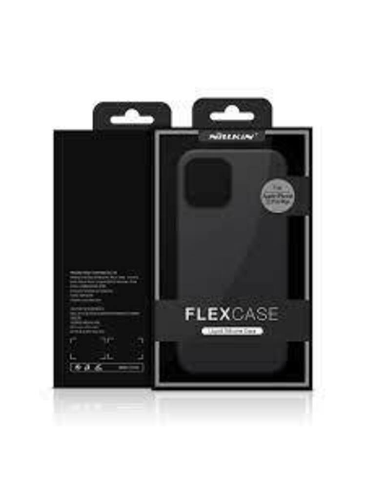 „Nillkin Flex Pure“ dangtelis, skirtas „Apple iPhone 12 Pro Max“ - juodas