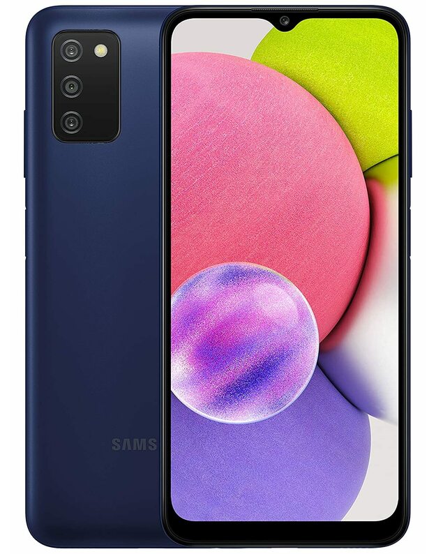  Samsung Galaxy A03s 3GB+32GB (SM-A037GZBNEUE), Mėlynas 