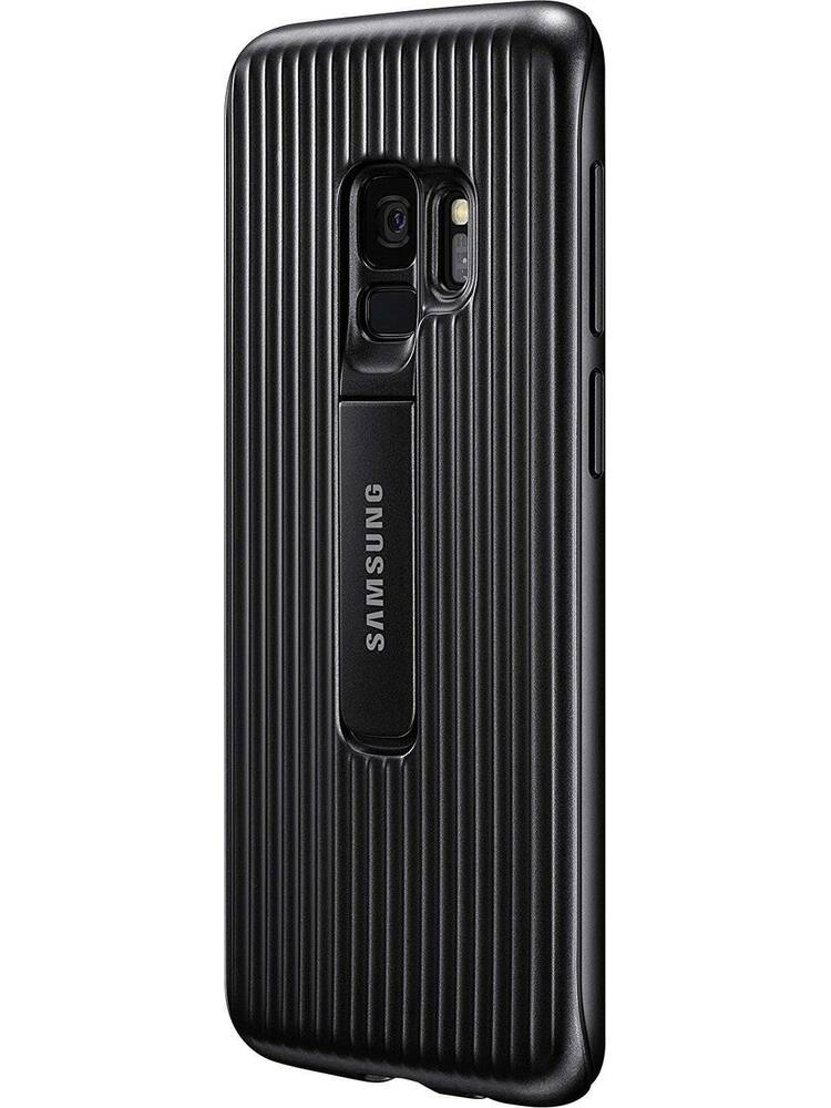 Samsung apsauginis stovimas dangtelis Galinis dangtelis Samsung Galaxy S9 juodas
