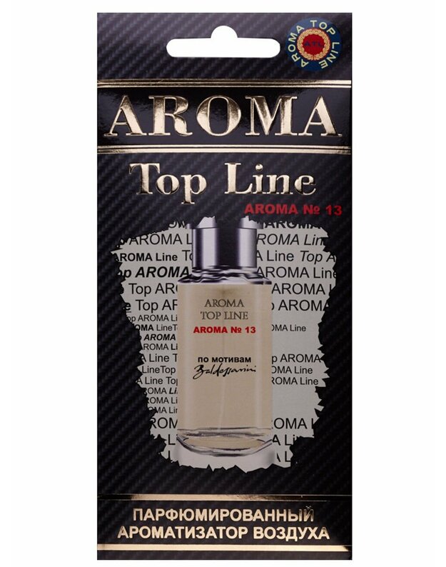 AROMA TOP LINE / Aromatinis oro kartonas TOP LINE Aromatas Nr. 13 „ BALDESSARINI MEN“ 