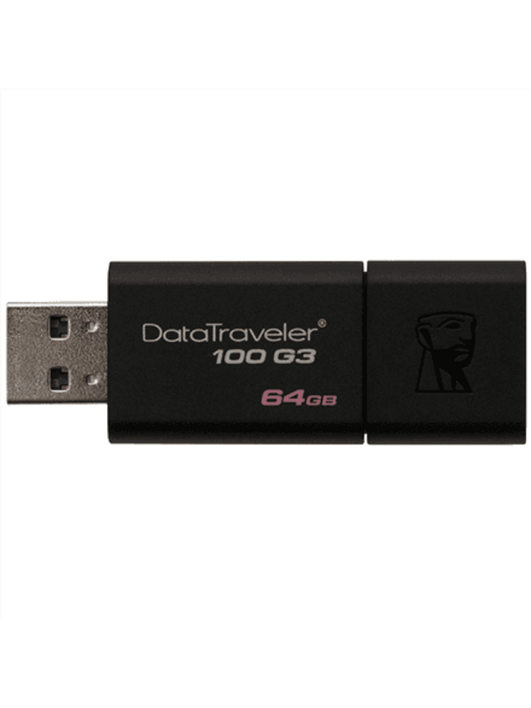 Atmintinė KINGSTON DataTraveler 100 G3 64 GB, USB 3.0