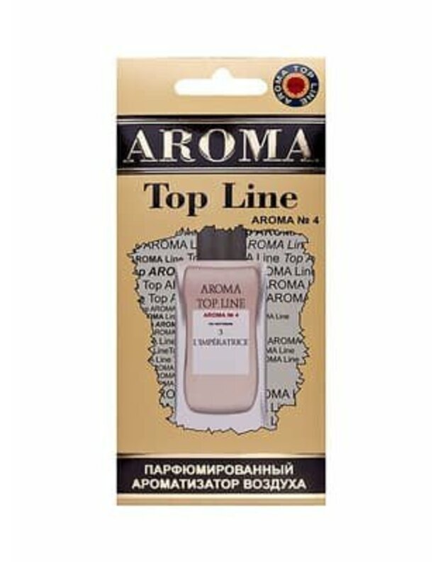 AROMA TOP LINE / Oro aromatinis kartonas TOP LINE Aromatas Nr. 4 Dolce Gabbana L-Imperatrice