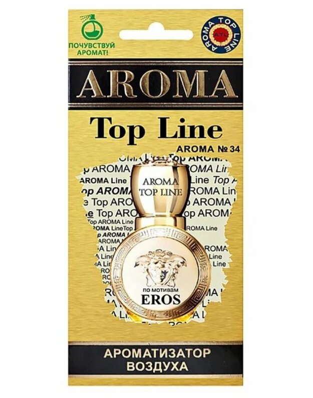 AROMA TOP LINE / Kvepalų kartonas TOP LINE Aromatas Nr. 34 Versace Eros Woman