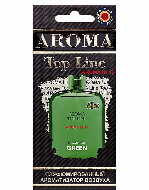 AROMA TOP LINE / Aromatinis oro kartonas TOP LINE Aromatas Nr. 15 „ Green“ 