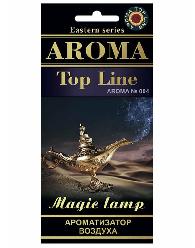 AROMA TOP LINE / Aromatinis oro kartonas TOP LINE Aromatas Nr. 004 „ Magic Lamp“ 