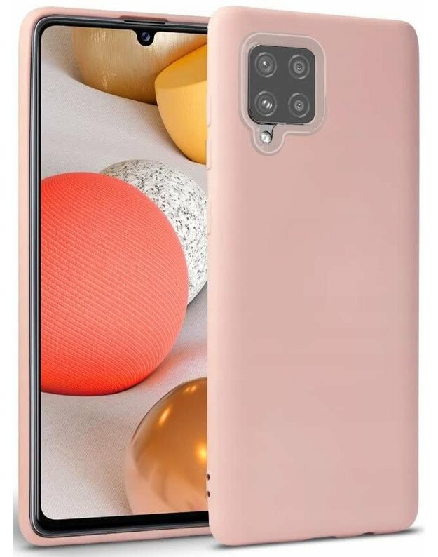 Rožinis dėklas Samsung Galaxy A42 5G telefonui "Tech-protect Icon"