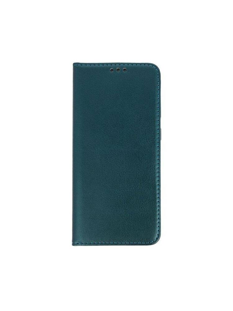 Dėklas „SAMSUNG GALAXY A02S“ knygutė „Eco Leather Magnet Book“ dėklas tamsiai žalias