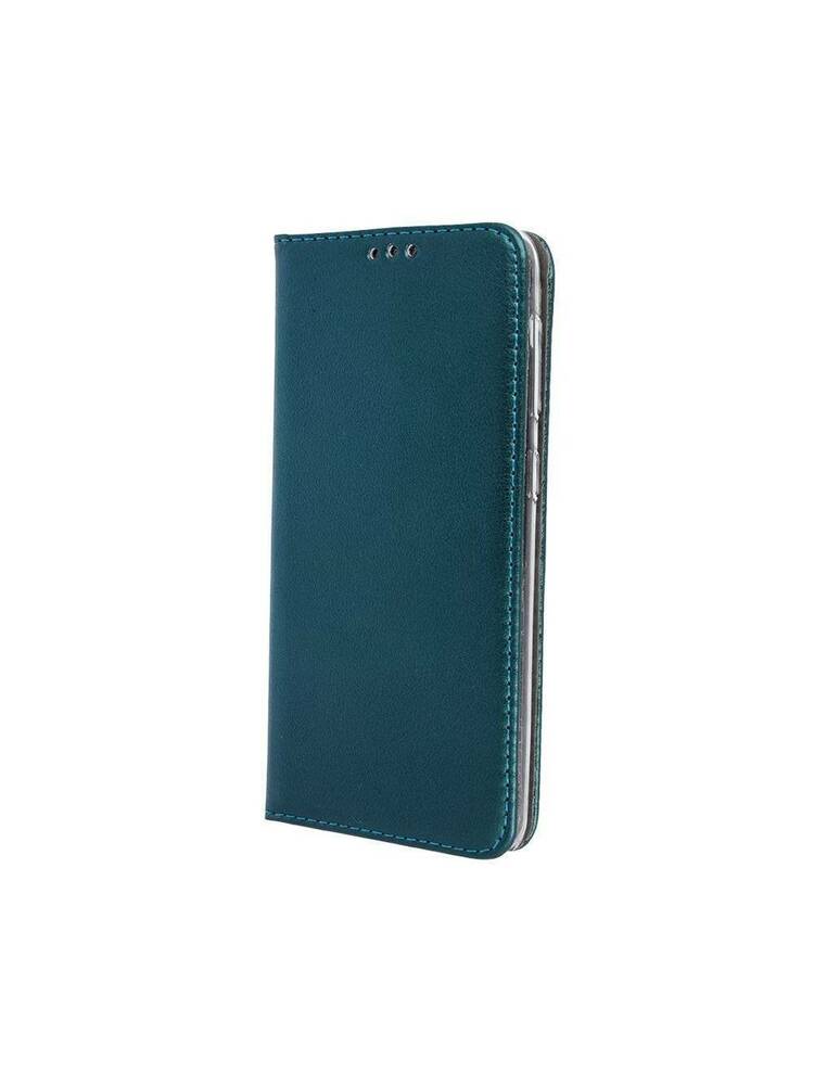 Dėklas „SAMSUNG GALAXY A02S“ knygutė „Eco Leather Magnet Book“ dėklas tamsiai žalias