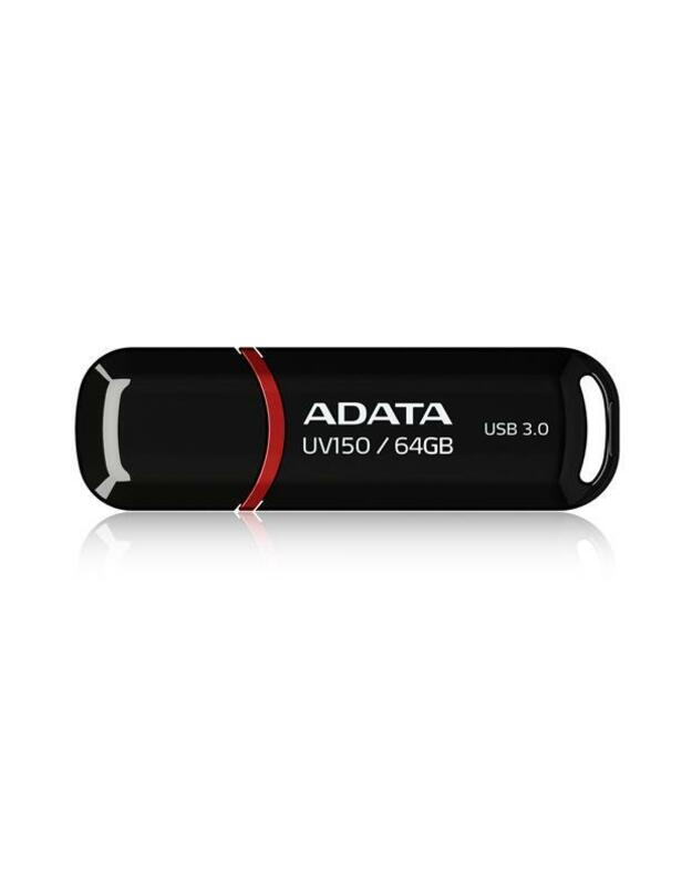Atmintinė A-data UV150 64GB, USB 3.0, Juoda