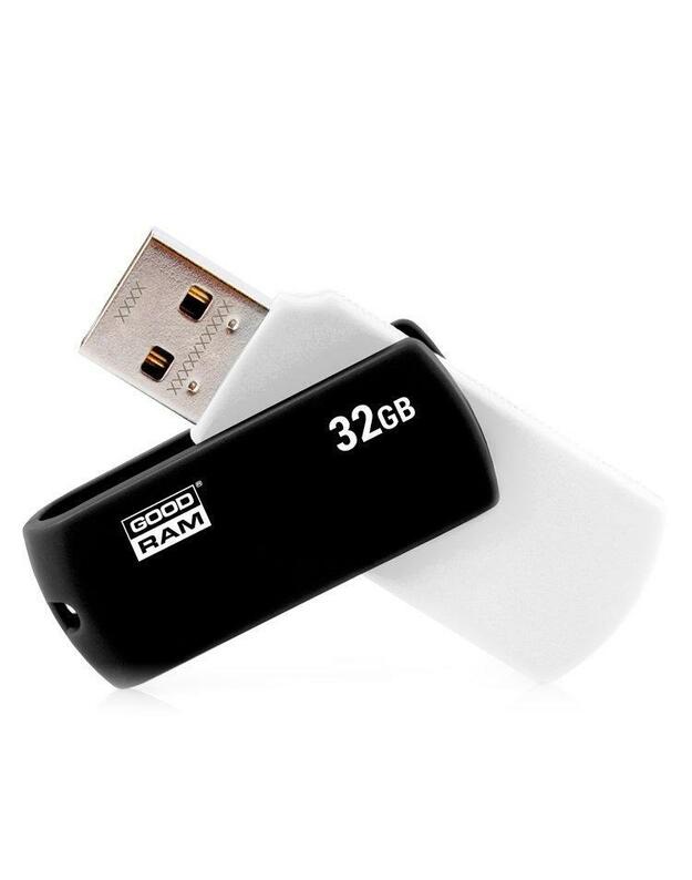 USB laikmena Goodram UCO2 16GB 2.0, Juodas/Baltas