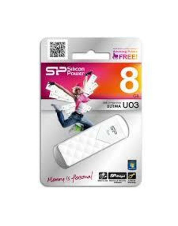 Atmintinė Silicon Power Ultima U03 8 GB, USB 2.0