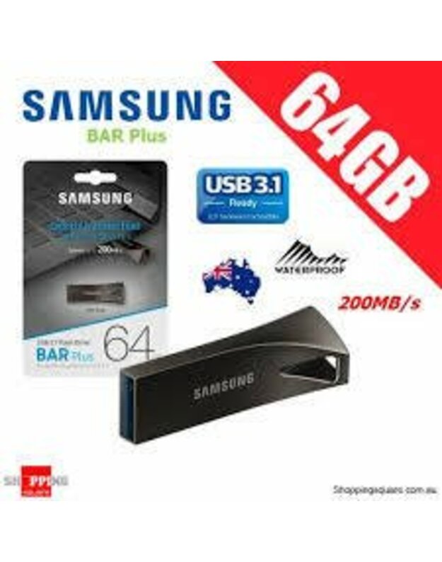 Samsung Bar Plus 64GB USB 3.1 Gray