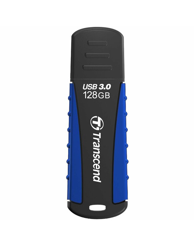 TRANSCEND JetFlash 810 128GB USB 3.0 Flash Drive 90MB/s Water Resistant Navy Blue