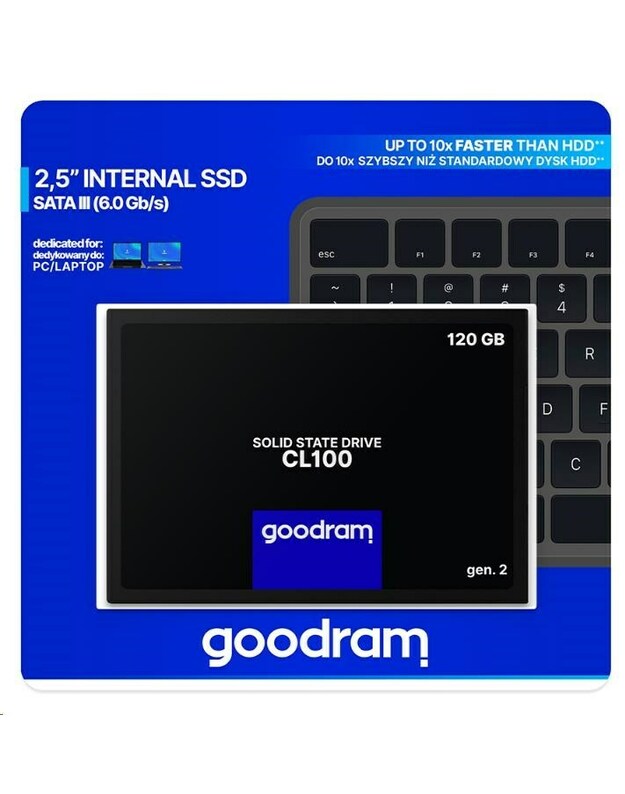 GOODRAM SSD CL100 GEN.3 120GB 2,5 COLIO