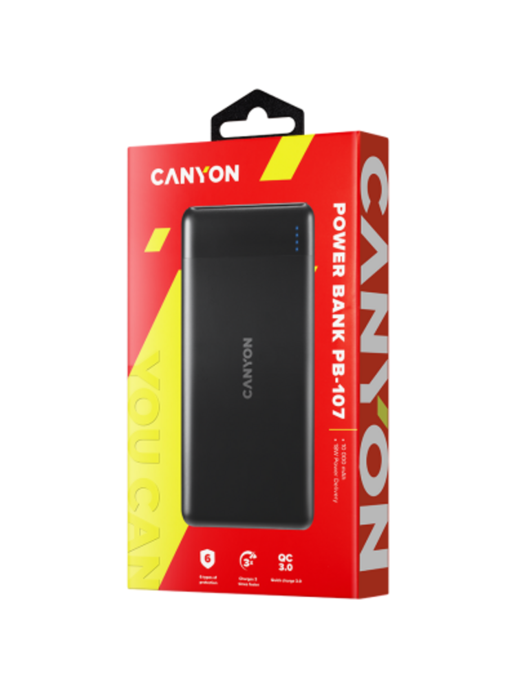 CANYON PB-107 Power Bank 10000mAh ličio polio baterija